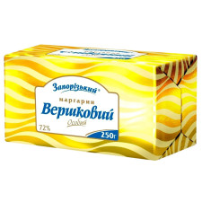 Маргарин Запорізький Вершковий особливий 72% 250г mini slide 1