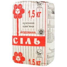 Сіль кам’яна Артемсіль кухонна йодована 1.5кг mini slide 2