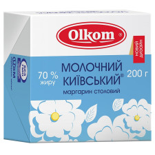 Маргарин Олком Молочний Київський 70% 200г mini slide 1