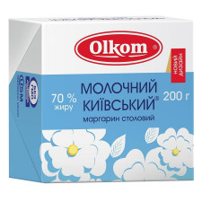 Маргарин Олком Молочний Київський 70% 200г mini slide 2