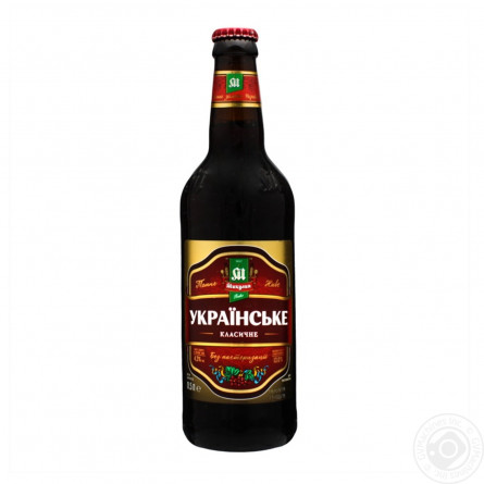 Пиво Микулин Українське темне 4,3% 0,5l slide 1