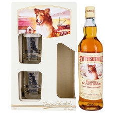 Набір подарунковий Віскі Scottish Collie 40% 0,7л + 2 склянки mini slide 2