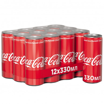 Напиток Coca-Cola сильногазированный ж/б 0,33л slide 3