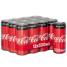 Напиток Coca-Cola Zero сильногазированный ж/б 0,33л mini slide 3