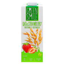 Напій Green Smile вівсяний з полуницею ультрапастеризований 1,5% 1л mini slide 2