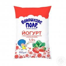 Йогурт Волошкове поле полуничний 1.5% 950г mini slide 2