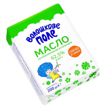 Масло Волошкове поле Бутербродне солодковершкове 62,5% 200г mini slide 1
