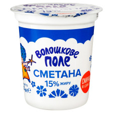Сметана Волошкове Поле 15% 320г mini slide 2