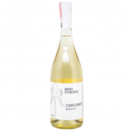 Вино Вина Гулієвих Chardonnay Select біле сухе 13% 0,75л slide 1