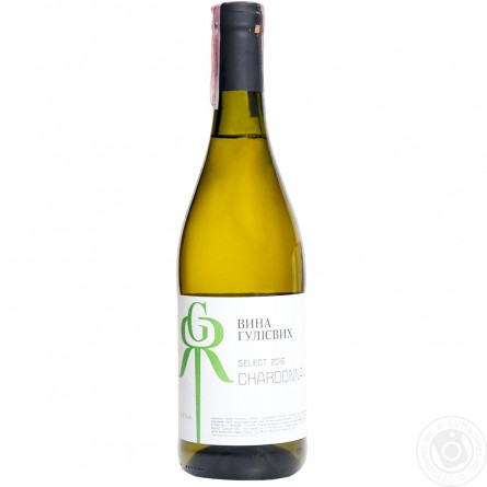 Вино Вина Гулієвих Chardonnay Select біле сухе 13% 0,75л slide 2
