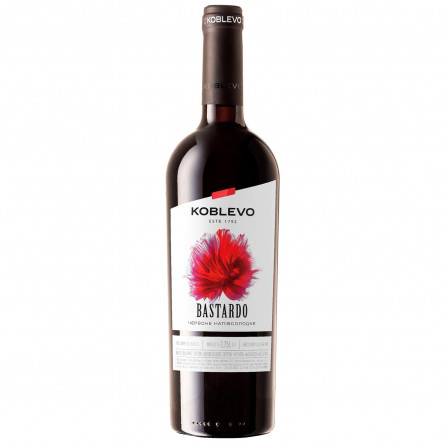 Вино красное Коблево Бастардо виноградное ординарное столовое полусладкое 13% 750мл slide 2