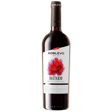Вино червоне Коблево Бастардо виноградне ординарне столове напівсолодке 13% 750мл mini slide 2