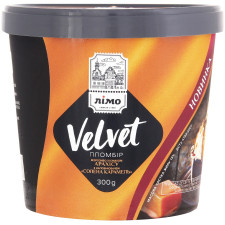 Морозиво Лімо Velvet Пломбір зі смак арахісу з наповнювачем солена карамель 300г mini slide 1