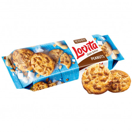 Печиво Roshen Lovita з арахісом 150г slide 2