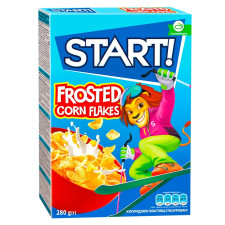 Сухі сніданки Start! пластівці кукурудзяні глазуровані 280г mini slide 2