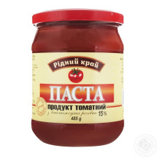 Паста томатна Рідний край 15% 485г mini slide 1