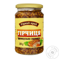 Гірчиця Рідний Край французька зерниста 350г mini slide 1