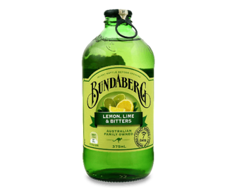Напій Bundaberg Lemon Lime & Bitters безалкогольний сильногазований, 0,375л