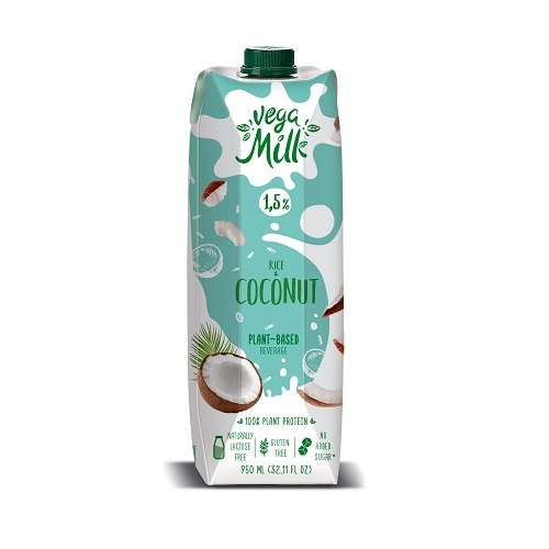Напій 0,95 кг Vega Milk рисово-кокосовий 1,5% тетра-пак 