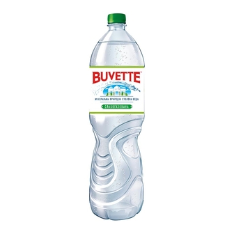 Вода 1,5л Buvette природна столова слабогазована 