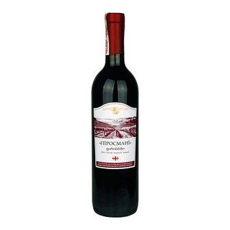 Вино 0,75л Піросмані червоне столове напівсухе 12%, Грузія 