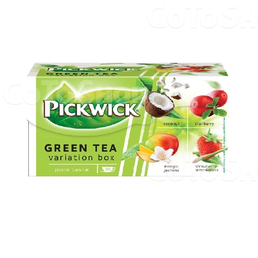 Чай (4*5 ф/п *1,5 г) PICKWICK АСОРТІ суміш зеленого травяного та шматочків фруктів к/уп 