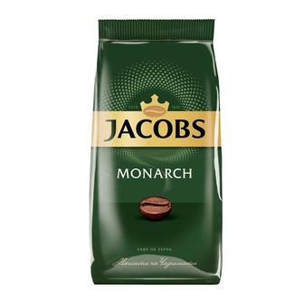 Кава 1 кг Jacobs Monarch смажена в зернах  