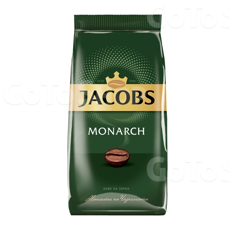 Кава 1 кг Jacobs Monarch смажена в зернах  