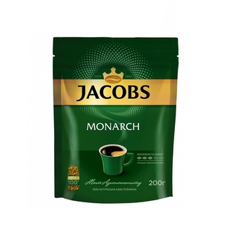 Кава 200г Jacobs Monarch розчинна сублімована 