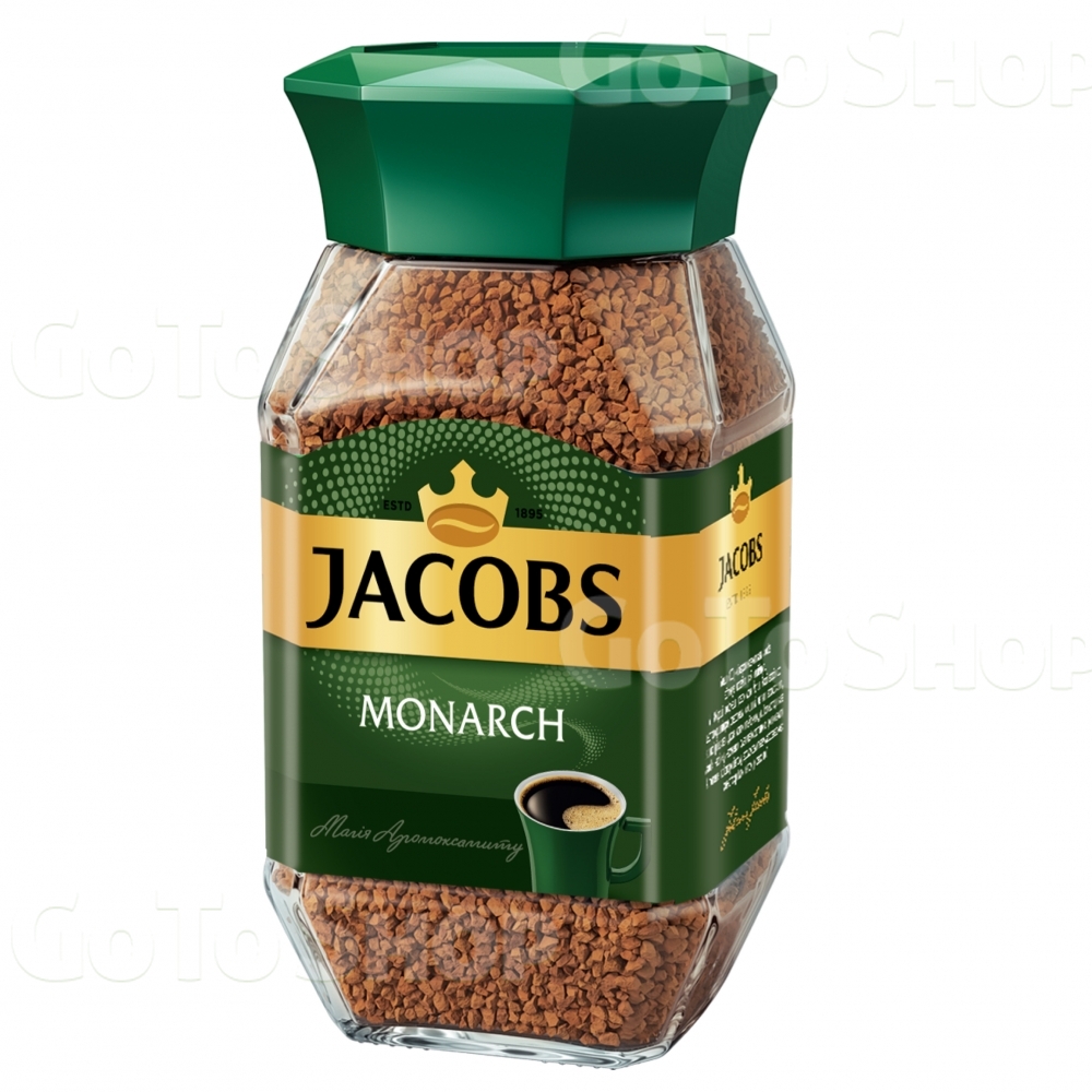 Кава 190г Jacobs Monarch розчинна сублімована 