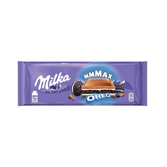 Шоколад 300г молочний Milka з начинкою зі смаком ванілі та печивом Орео 