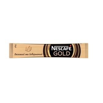 Кава 1,8 г Nescafe Gold натуральна розчинна сублімована  