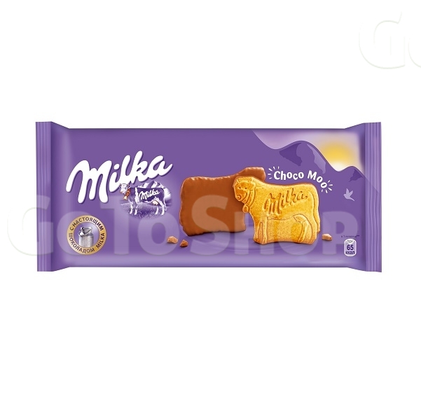Печиво 200 г Milka Choco Cow вкрите молочним шоколадом м/уп 