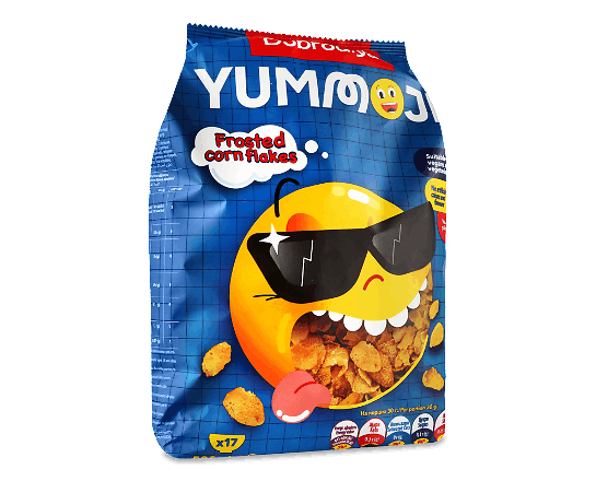 Пластівці Yummoji кукурудзяні глазуровані, 500г