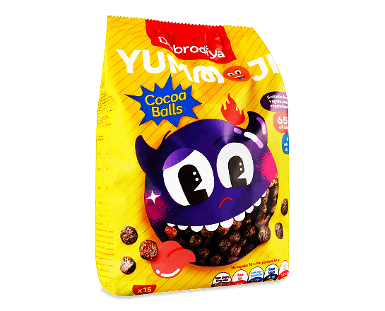 Кульки Yummoji з какао глазуровані, 460г