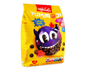 Кульки Yummoji з какао глазуровані, 250г