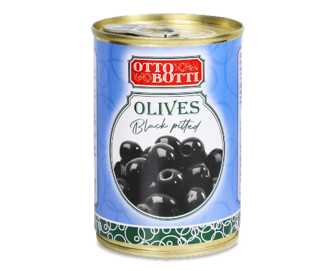 Оливки чорні Otto Botti без кісточок, 300мл