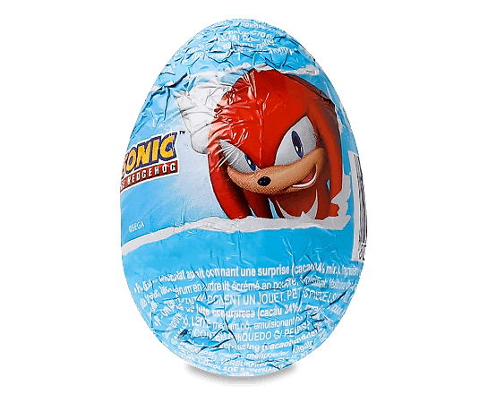 Яйце шоколадне Sonic із сюрпризом, 20г