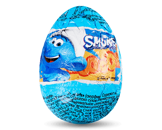 Яйце шоколадне The Smurfs із сюрпризом, 20г