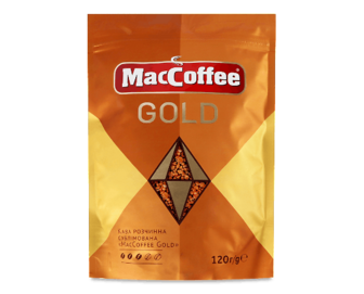 Кава розчинна MacCoffee Gold натуральна сублімована, 120г