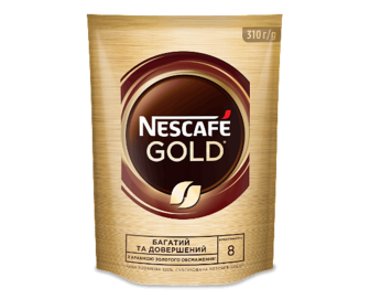 Кава розчинна Nescafe Gold сублімована, 310г