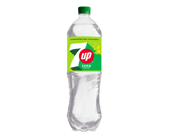 Напій 7UP Zero Sugar безалкогольний сильногазований, 1л