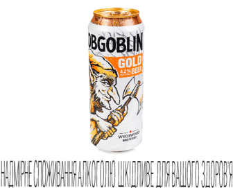 Пиво Wychwood Brewery Hobgoblin Gold світле фільтроване, 0,5л