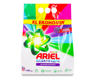 Порошок пральний Ariel Color Аква-Пудра автомат, 4,05кг