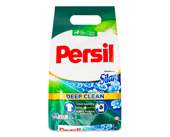 Порошок пральний Persil Свіжість від Silan автомат, 2,55кг