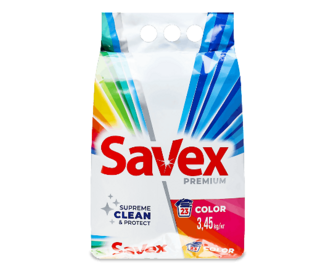 Порошок пральний Savex Premium Color&Care автомат, 3,45кг
