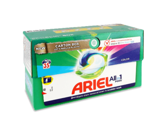 Капсули для прання Ariel PODS All-in-1 Color, 35*19,7г