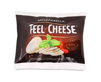 Сир Feel the Cheese «Моцарела» 45% з коров'ячого молока, 125г