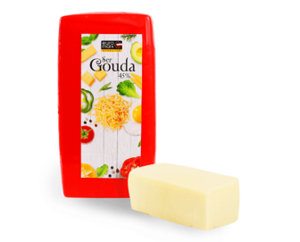 Сир Euromark Гауда для Сільпо з коров'ячого молока 45%, кг