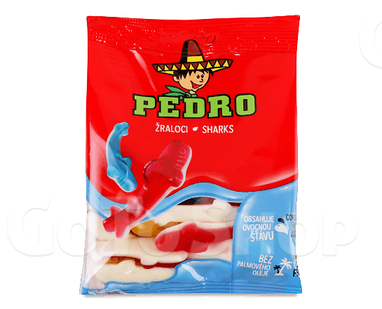 Цукерки Pedro «Акули» жувальні, 80г